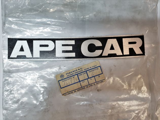 TARGHETTA “APECAR”