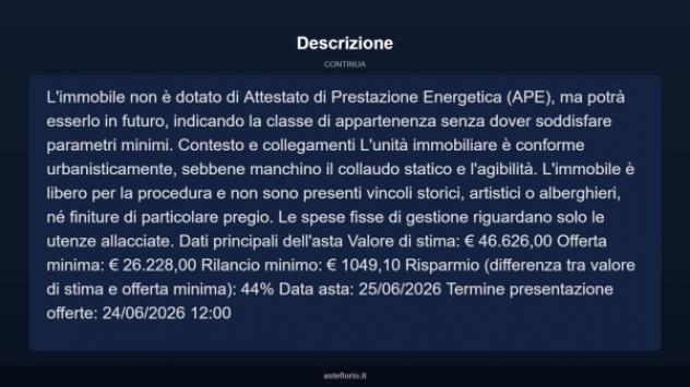 Immobile in asta di 110 m² in vendita a Bovalino - Foto 12