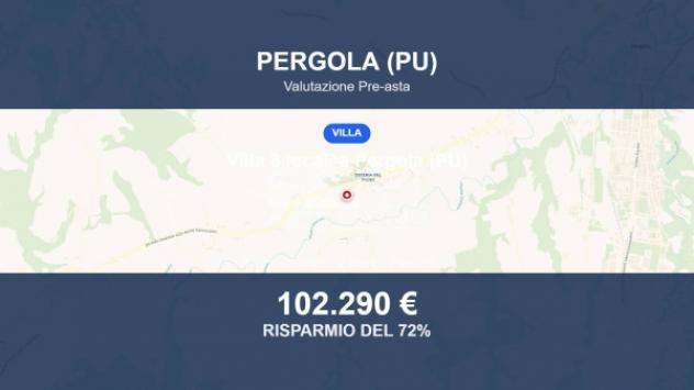 Immobile in asta di 252 m² con più di 5 locali e box auto in vendita a Pergola
