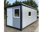 Container adibito a ufficio 6,00 x 2,40 con WC, doccia e cucina.