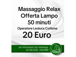 Massaggi - benessere Palermo - Super Promo 20 Euro Tel:3513009338