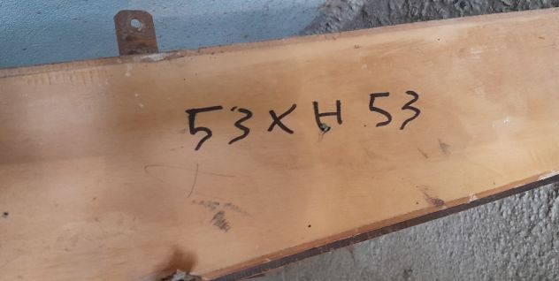 Vetrate in legno con Telaio all'inglese e vetri molati, in legno Noce. Sono di d - Foto 2