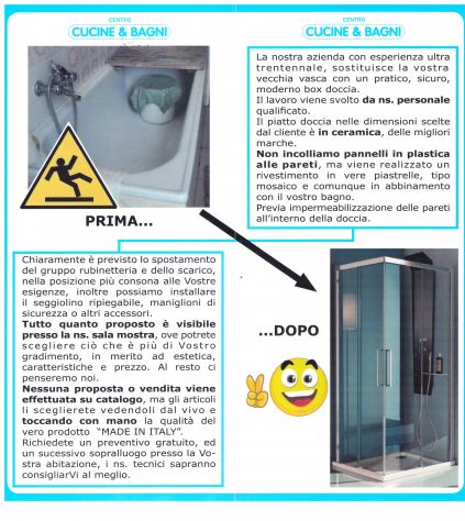 Sostituzione vasca con Doccia, Provincia di Varese,Gallartae,Besnate, Somma L. - Foto 2
