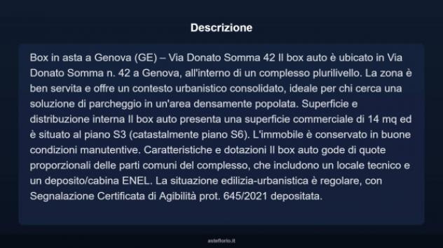 Immobile in asta di 14 m² in vendita a Genova - Foto 3