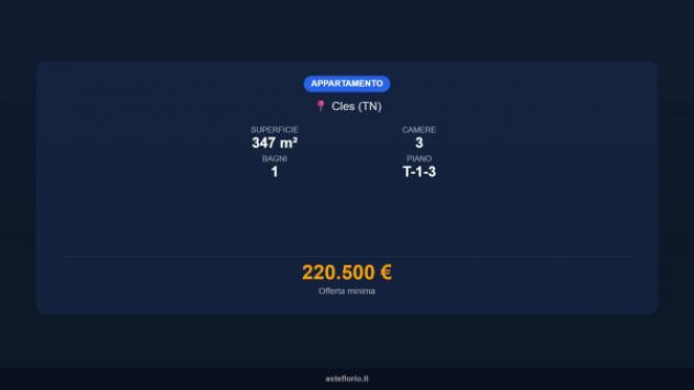 Immobile in asta di 347 m², box auto doppio in vendita a Cles - Foto 16