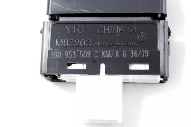 3G0953509C COMANDO INTERRUTTORE QUATTRO FRECCE VOLKSWAGEN PASSAT ALLTRACK SW 2.0 D 4X4 140KW AUT 5P (2020) RICAMBIO USATO - Foto 5