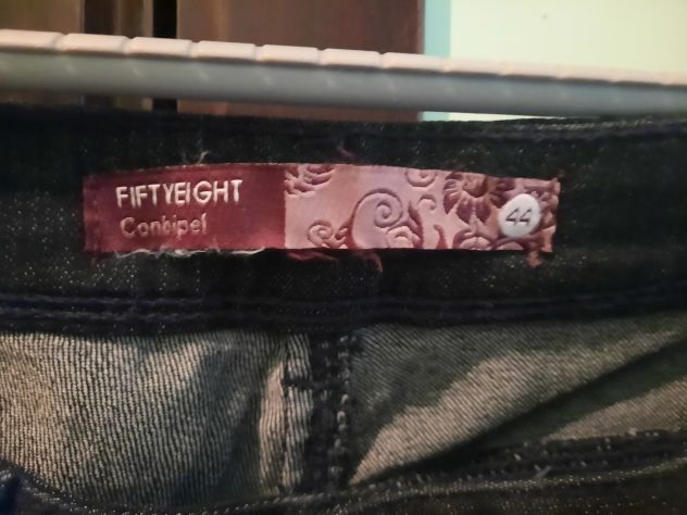Conbipel pantaloni jeans neri tg 44 - Foto 6