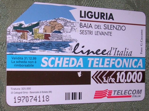 SCHEDA TELEFONICA ITALIA 28U