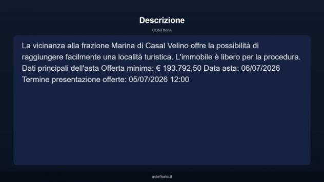 Immobile in asta di 135 m² con più di 5 locali e box auto in vendita a Casal Velino - Foto 18