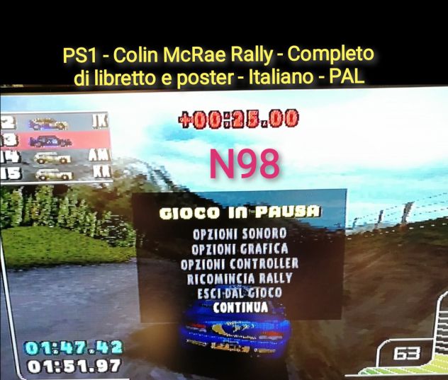 PS1 Colin McRae Rally PAL ITA - Foto 5