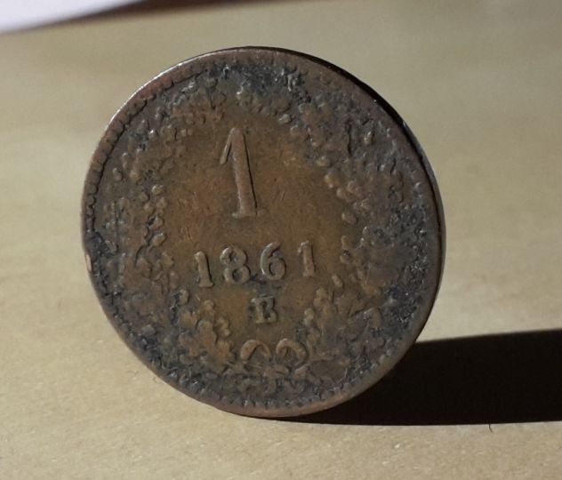 Austria, 1 kreuzer 1861. - Foto 4