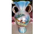 vaso in ceramica  lucida con manici h34