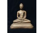 SCULTURA IN BRONZO RAFFIGURANTE IL BUDDHA IN MEDITAZIONE. INDIA/NEPAL, 1900.