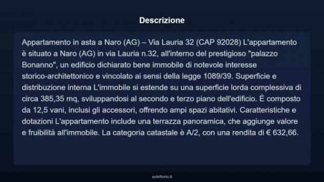 Immobile in asta di 385 m² con più di 5 locali in vendita a Naro - Foto 18