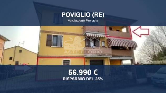 Immobile in asta di 75 m², box auto doppio in vendita a Poviglio