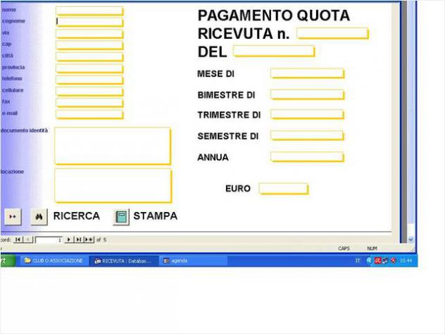 SOFTWARE GESTIONALE CLUB O ASSOCIAZIONE SU PEN DRIVE O PER EMAIL CS Nuovo - Foto 3