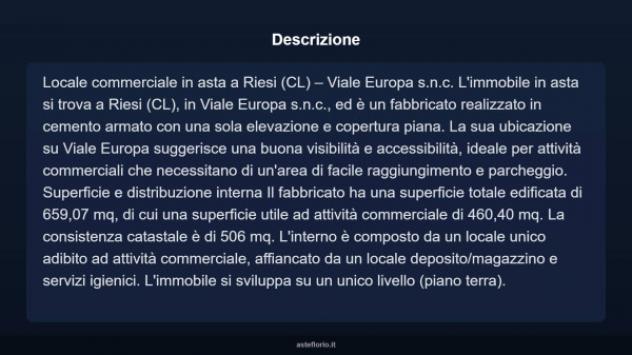 Immobile in asta di 506 m² in vendita a Riesi - Foto 3
