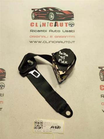 CINTURA DI SICUREZZA POSTERIORE DX LANCIA Delta 2° Serie 00051602 835C1000 (9399)