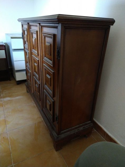Mobiletto Servante in legno massello lavorato - Foto 6