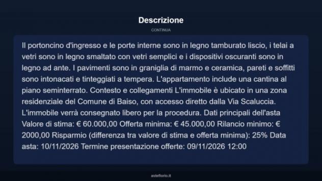 Immobile in asta di 117 m² in vendita a Baiso - Foto 16