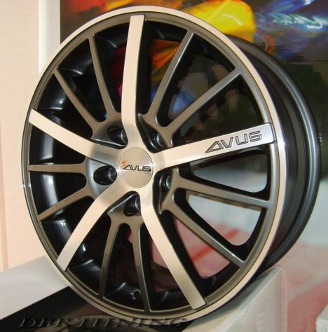 Cerchi lega 18 AVUS AC-M01 Antracite Pol AUDI SEAT VW