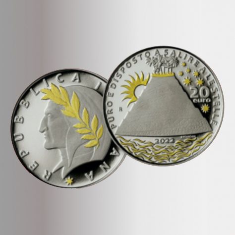 Moneta d'oro Dante alighieri> il Purgatorio - Foto 7