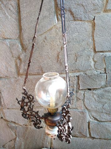 lampadario in ottone - Foto 3