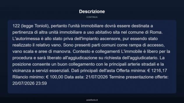 Immobile in asta di 15 m² in vendita a Roma - Foto 9