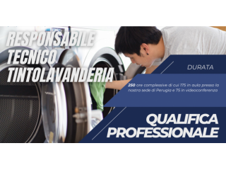 Corso Qualifica Responsabile Tecnico Tintolavanderia
