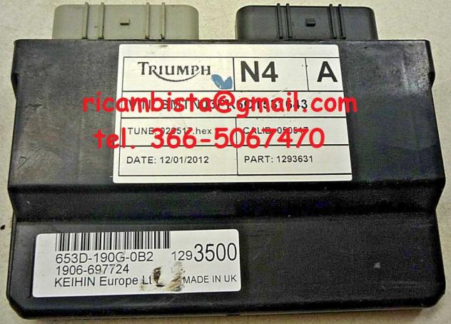 1293631 Triumph Triple R centralina motore