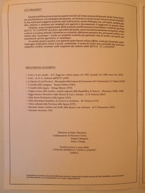Libro "...per ricordare" la storia di Lerici (La Spezia) e frazioni, del 1980 - Foto 3