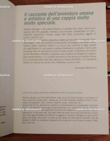 Benigni Braschi -Cineteca Bologna .mostra CINEMA 2011 -Giuseppe Bertolucci - Foto 3
