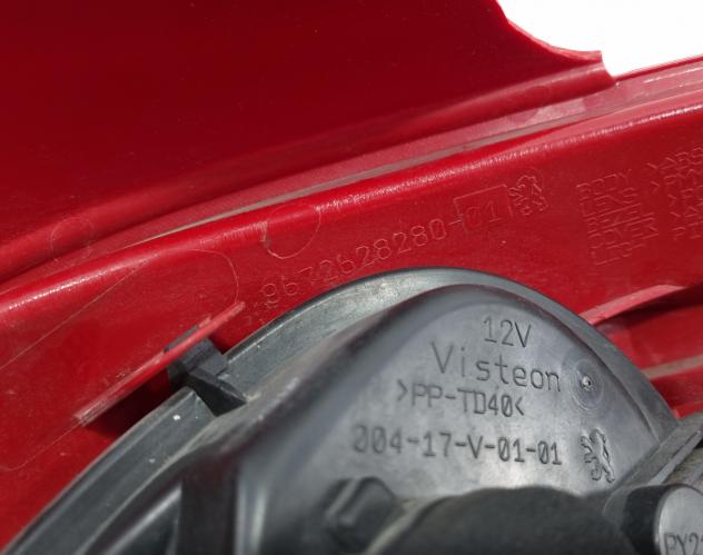 STOP FANALE POSTERIORE SINISTRO PEUGEOT 208 Serie 9672628280 (1219) - Foto 9