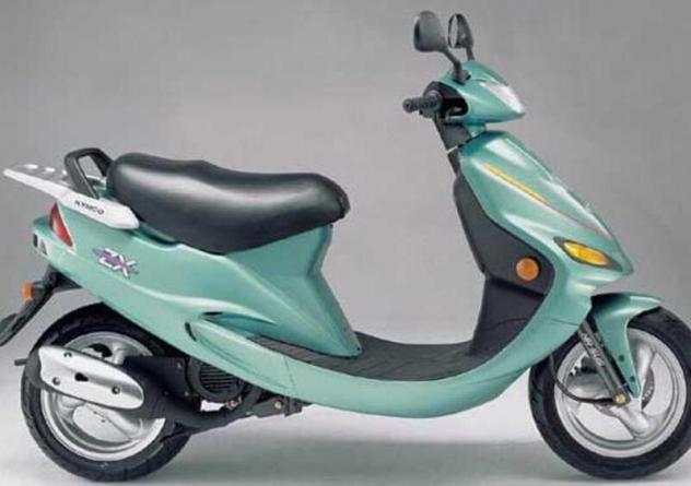 KYMCO FEVER ZX 50 CARENA MANUBRIO POSTERIORE 1999 2000 SC10AS - Foto 8