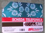 SCHEDA TELEFONICA ITALIA 1