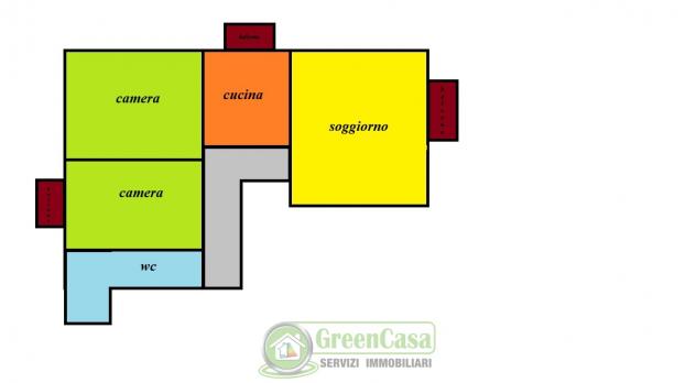 APPARTAMENTO di 3 vani (CAVENAGO DI BRIANZA) rif. IGC 3 L 114 VIA GRAMSCI - Foto 16