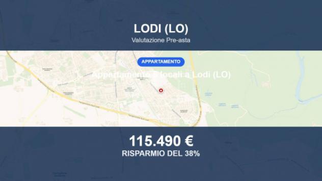 Immobile in asta di 86 m², box auto in vendita a Lodi