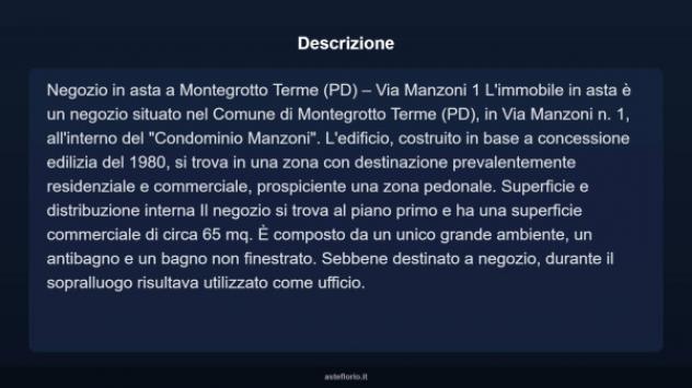 Immobile in asta di 65 m² in vendita a Montegrotto Terme - Foto 4
