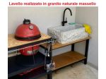 Lavello lavandino in pietra granito 70 cm