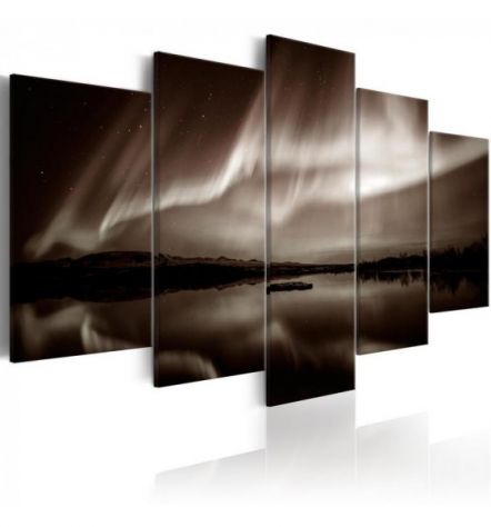 Quadro Con I Lampi Bianchi Cm. 100x50 E 200x100 - ARREDALACASA