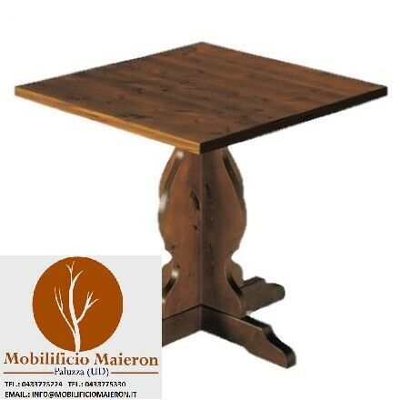 Tavolo Terni 80x80 Arredamento Legno Arredamento Bar Ristorante Pub cod809Q