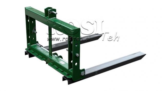 -FORCHINI PER PALLET A TRE PUNTI PER TRATTORE 600kg - Foto 2