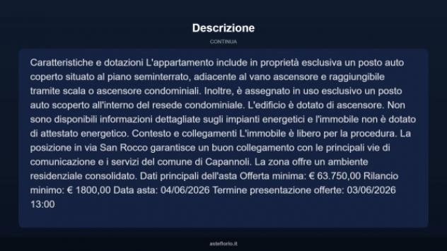 Immobile in asta di 88 m², box auto in vendita a Capannoli - Foto 4