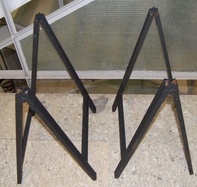 cavalletti in metallo richiudibili h70 x 47,5