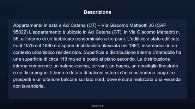Immobile in asta di 118 m² in vendita a Aci Catena - Foto 4