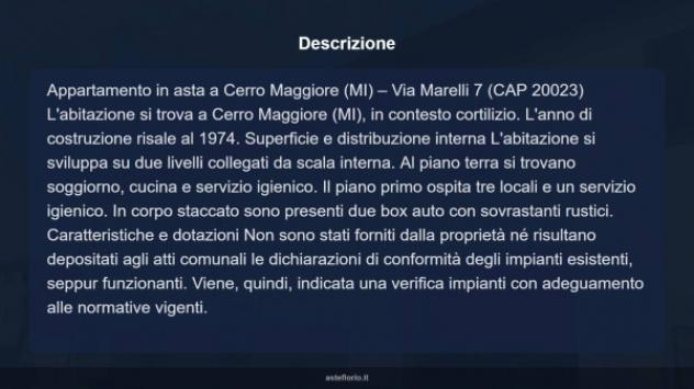 Immobile in asta di 105 m² con più di 5 locali in vendita a Cerro Maggiore - Foto 13