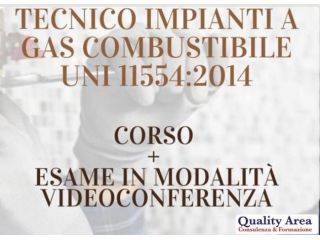 Patentino Caldaisti - Tecnico Impianti a Gas Combustibile UNI 11554:2014