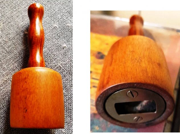 apri bottiglie in legno per tappi a corona - Foto 2