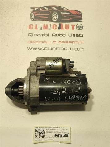 MOTORINO D' AVVIAMENTO MERCEDES Classe E S. Wagon W211 A0051516601 0001109250 648961 diesel 3222 (0207)