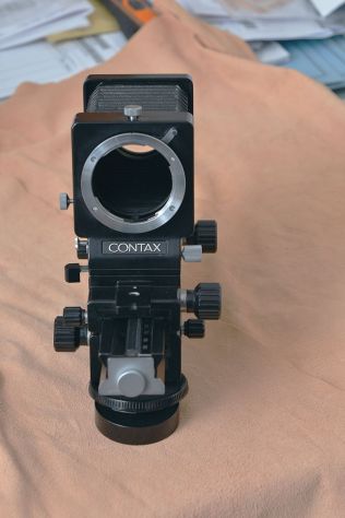 Contax Soffietto Auto Bellows originale con doppia slitta - Foto 7